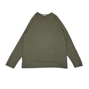 Buck Mason French Terry Raglan Sweatshirt Pullover Men's XL Quiet Luxury